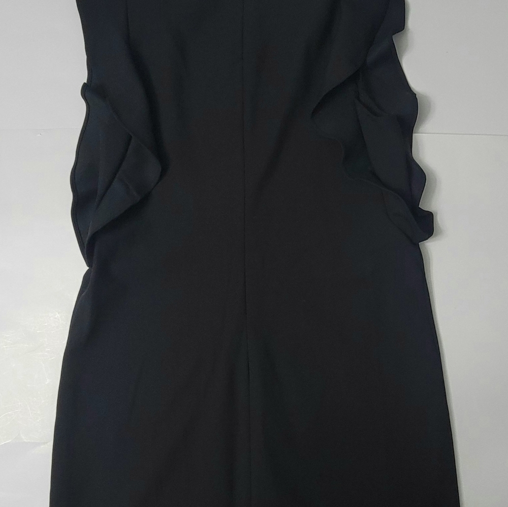 Zara Women Black Ruffle Sleeve Mini dress - Picture 8 of 12